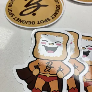 Beignet spot Stickers