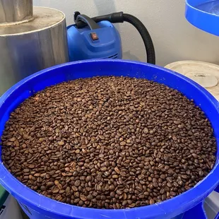 House roasted beans, for the freshest possible brew every time