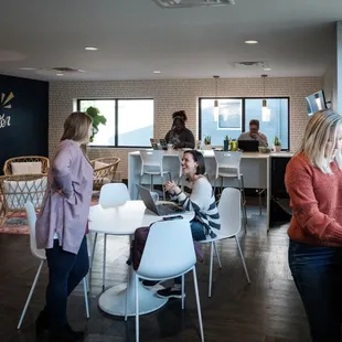 Coworking in the Lounge