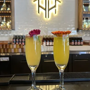 Enjoy mimosas at Haven Haus for breakfast, lunch, dinner. Open on 4th of July.