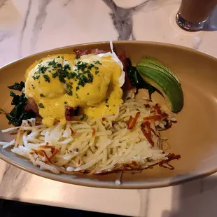 Bacon Avocado Benny