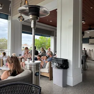 Lots of seating space.