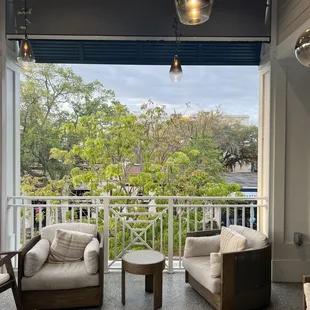 Upstairs view from the coffee shop. Serene and relaxing!