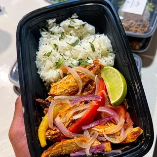 Chicken fajita plate definitely recommend