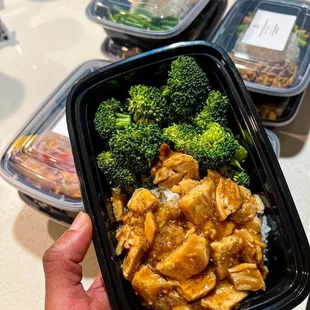 Teriyaki chicken is fire