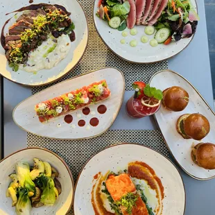 Modern dishes highlighting fresh Pacifc Rim flavors