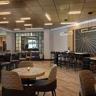 Interior of the restaurant.