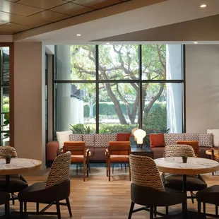 Interior of the restaurant.