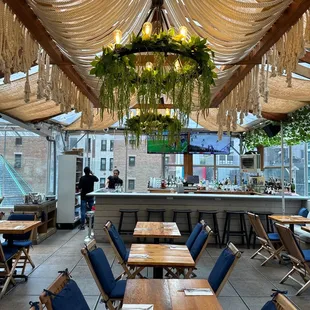 Check out those chandeliers