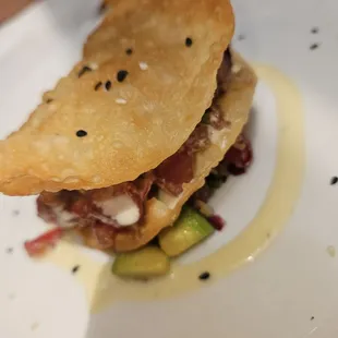 Tuna Tartare Wontons