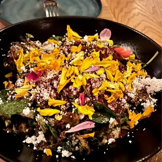 Fried Brussels Sprouts Salad