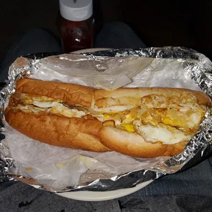 The Scrapple Egg &amp; Cheese Sandwich