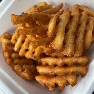 Unbelievable waffle fries