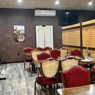 interior, sushi and sashimi