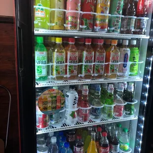 Variety of drinks