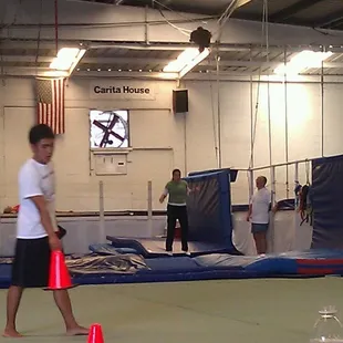 Teri Okita filming a segment.