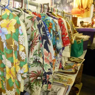 Vintage Hawaiian Aloha shirts.