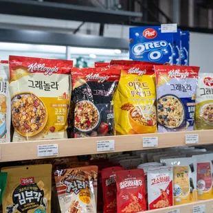 Korean Cereals &amp; Snacks