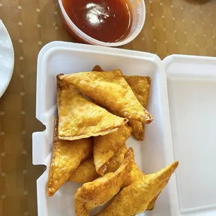 Crab Rangoons $7.95