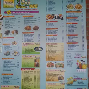 Awesome menu full of my favorite foods!