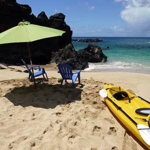 This is an actual set up for some customers at Waimea Bay