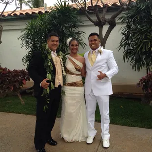 Christian, Sina, and bolo