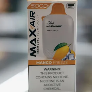 Max Air Mango Peach 5000 Puffs