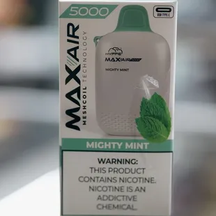 Max Air Mighty Mint 5000 Puffs