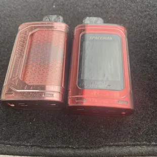 Spaceman: Rainbow belt (Left). Triple strawberry (Right).