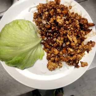 Chicken lettuce wraps