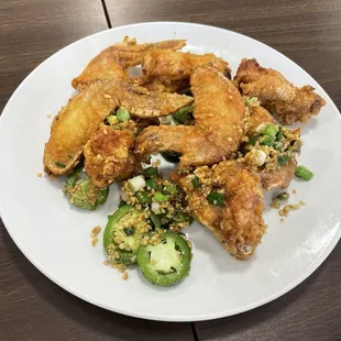 Salt and Pepper Chicken Wings