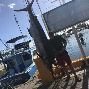 Caught this 411 lb fish