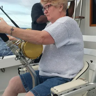 My mom realign in a 150 lb marlin