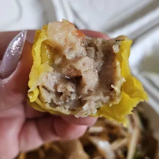 Inside the Siu Mai/ Pork Hash.