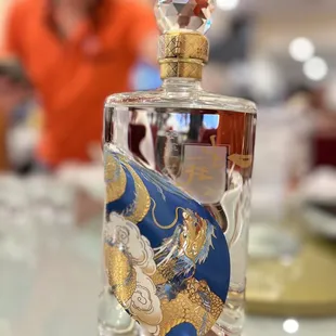 a bottle of liquor