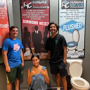 Our group picture after completing the room.