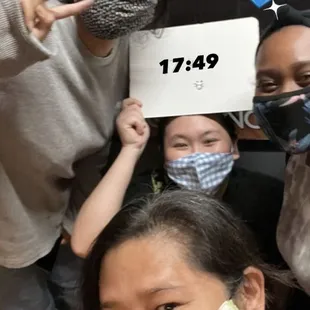 We did it and serious time to spare!! 17:49!!