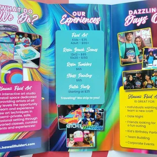 Brochure with offerings as of February 2025.