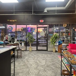 Front boutique area