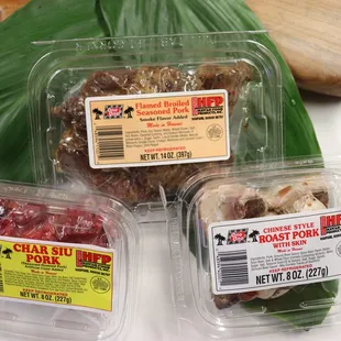 a variety of foods in plastic containers