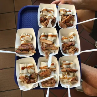 One of the many tastings