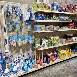 Cleaning supplies