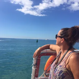 Heading out to the deep blue sea!
