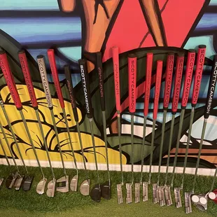 Loads of the best putters. All premium sets can chose their putters.