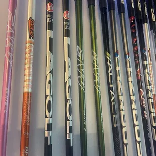 Golf shafts