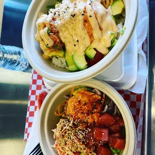 P6. Aloha Bowl and P2. Volcano Bowl