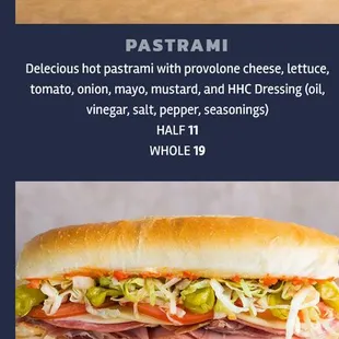 Menu (2 of 4) as of 11/25/2022
