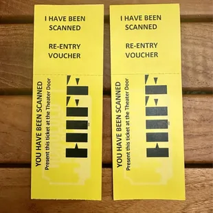 Scanned tickets-Thank you Yelp Hawai'i