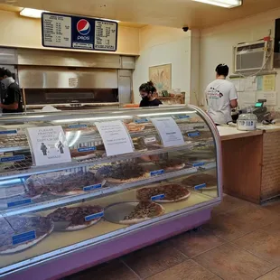 The ordering counter area.