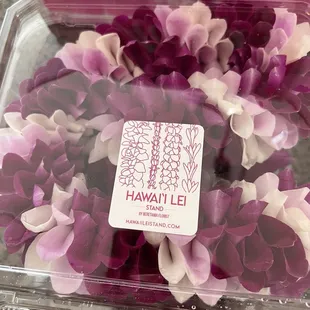 Spiral Lei arrived in pristine condition.